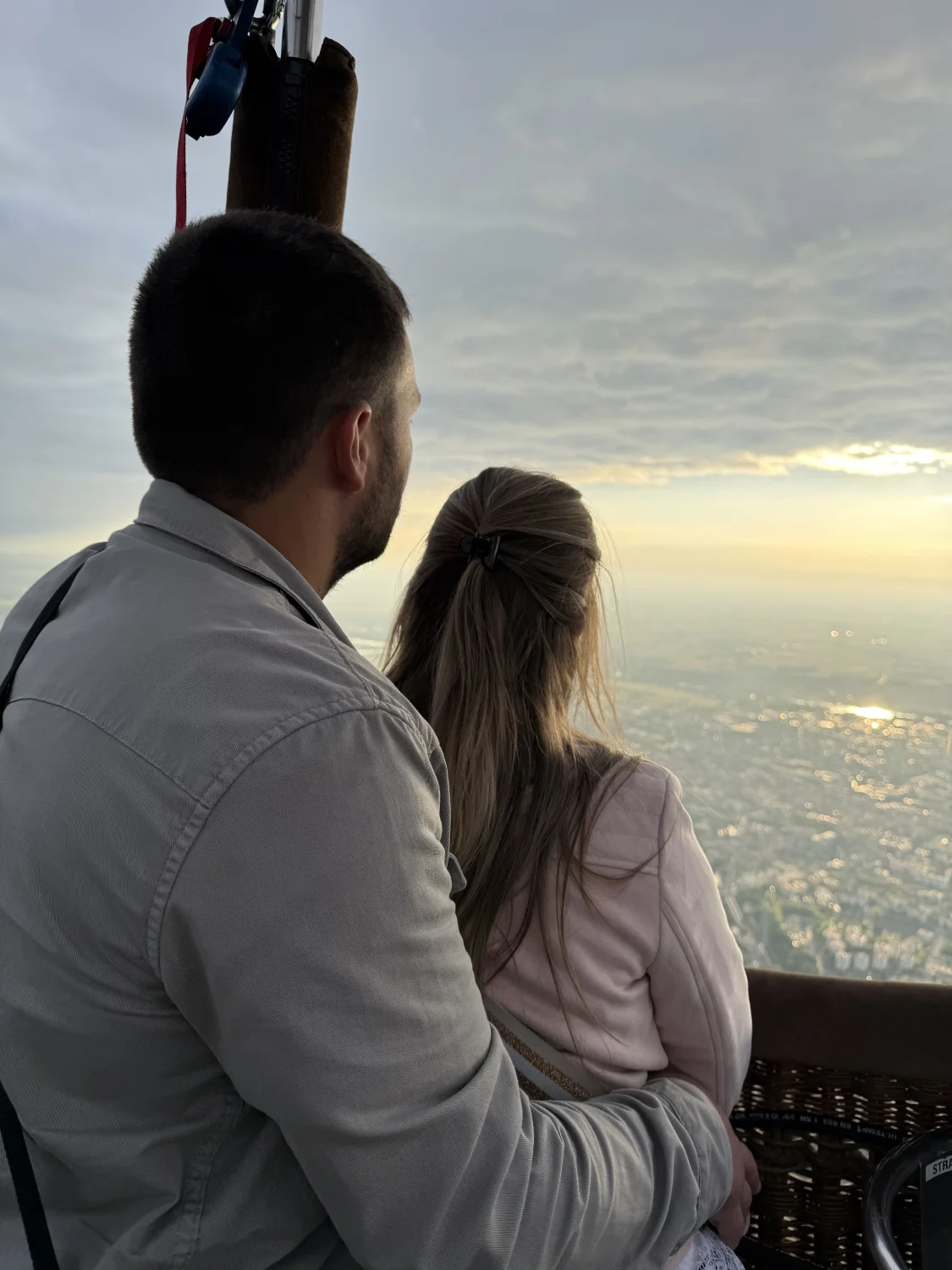 Visuel du baptême VIP Premium, un vol privé en montgolfière près de Lyon au-dessus du Beaujolais